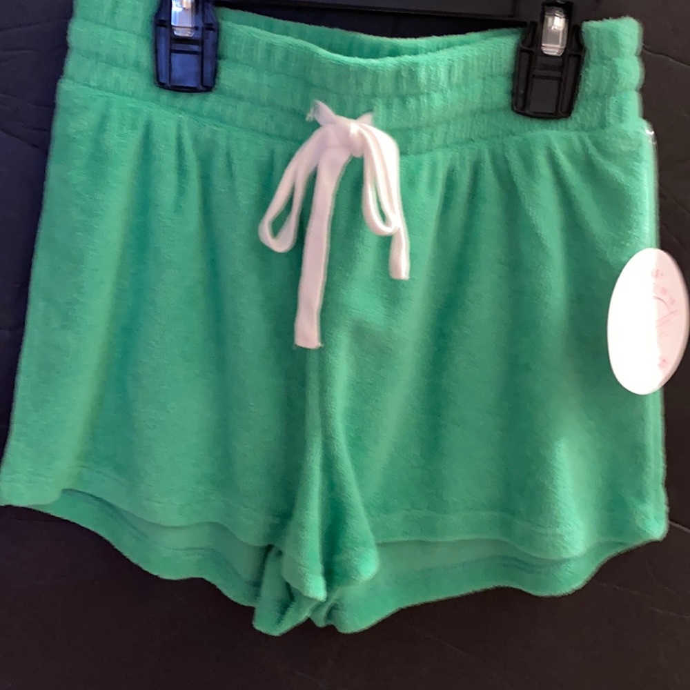 Before Sundown by Splendid Kid’s Terry Towel Shorts, Size: S/8, Green (NEW)